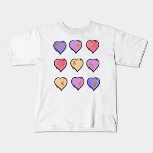 Hearts. Valentines day Kids T-Shirt